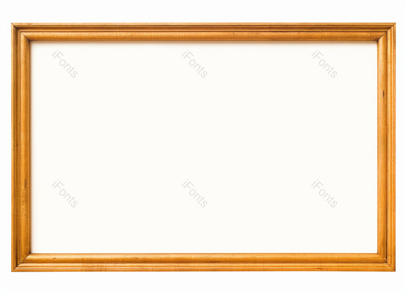 黄色木质相框样机白底图摄影图,高清,摄影图,摄影图片,图片大全,摄影图免费下载